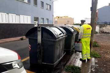 Telde extiende los tratamientos biocidas para evitar contagios de coronavirus (Foto TA)